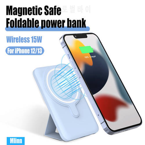 For Magsafe powerbank 15W Fast Wireless Magnetic Charging Power Bank For iphone12 13Pro Max Protable External Spare battery pack