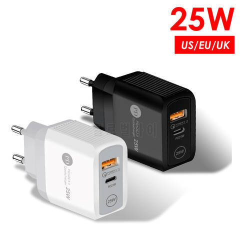 25W PD USB C Charger for iphone 11 12 13 Pro Max Samsung Airpods pro Apple Watch iPad PD QC 3.0 Phone Charger Accessories