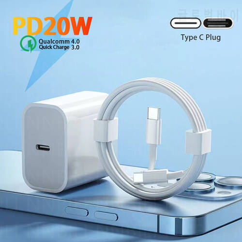 USB Type C Charger For iPhone 14 13 12 11 XS Pro MAX Mini 20W PD QC 4.0 3.0 Fast Charger For iPad iPhone X 8 7 3A Quick Charging