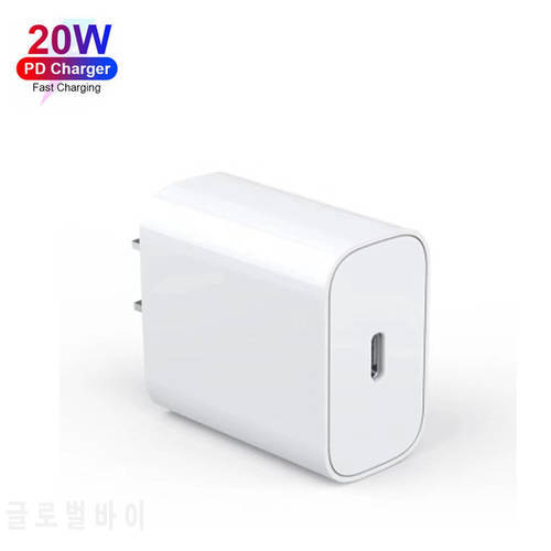 Fast Charging 20W USB-C Type-C Cable Charger Adapter Wall Plug for iPhone 13 12 11 Pro Max Honor Magic3 2 Pro X 50 40 30 20 10