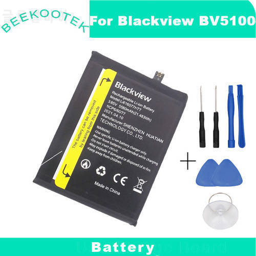 In Stock 2022 production date for Blackview BV5100 battery 5580mAh High capacity for Blackview Li616077HTT battery