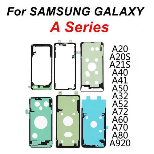 2Pcs Back Housing Adhesive Sticker For Samsung A20 A30 A50 A60 A70 A80 A20s A21s A30s A51 A71 A72 Battery Cover Glue Repair Tape