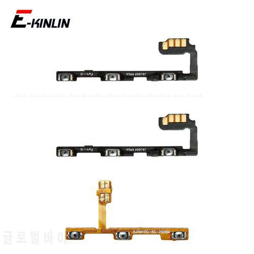 Switch Power ON OFF Key Mute Silent Volume Button Ribbon Flex Cable For XiaoMi Mi 11 Note 10 10T Lite Pro Ultra Parts
