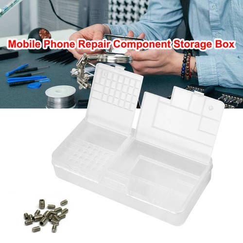 Components Storage Box for iPhone LCD Screen Motherboard IC Chips Component Screws Organizer Container Repair Tools Mobile Phone
