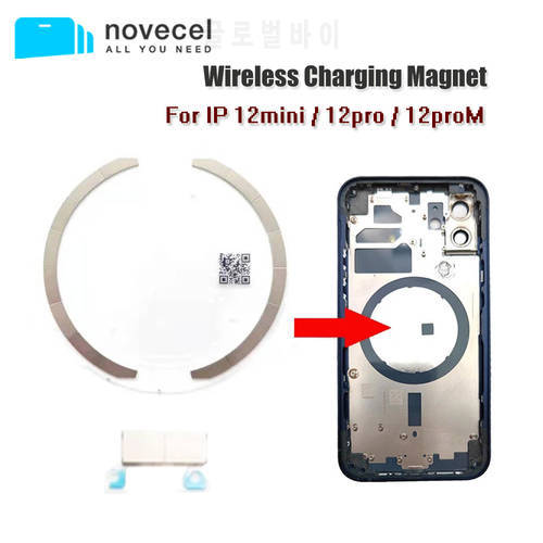Magsafe Wireless Charging Magnetic Replacement For iPhone 14 13 12 Pro Max Rear Cover Back Glass Wireless Charging Module Repair