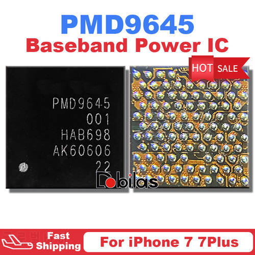 10Pcs/Lot PMD9645 001 For iPhone 7 7Plus Baseband Power IC BGA Replacement Parts Mobile Phone Integrated Circuits Chip Chipset