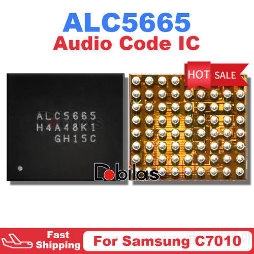 10Pcs ALC5665 For Samsung C7010 Audio IC Sound Music Chip BGA Audio Code IC Integrated Circuits Replacement Parts Chipset