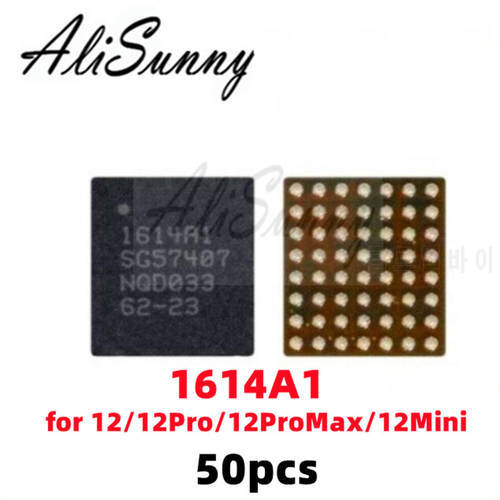 AliSunny 50pcs 1614A1 USB Tristar Charger Charging IC Chip for iPhone 12 PRO Max Mini U9300 U2 Fix Part
