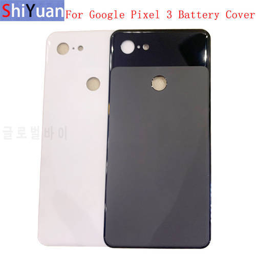 Original Battery Cover Rear Door Housing Back Case For Google Pixel 3 3XL Single Rear Cover with Logo Repair Parts