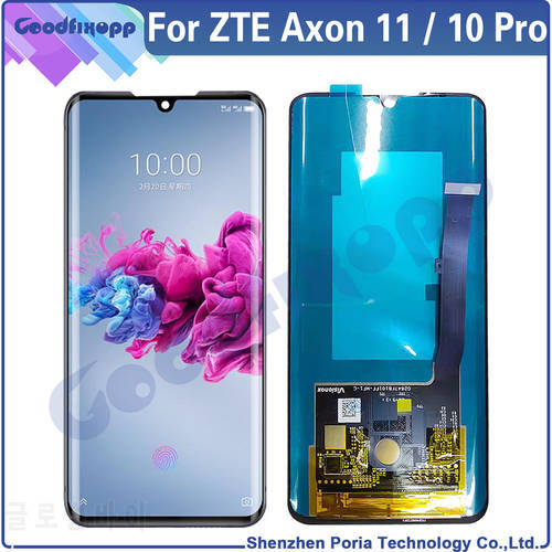 For ZTE Axon 11 10 Pro 10Pro 4G 5G LCD Display Touch Screen Digitizer Department Assembly For ZTE Axon11 4G 5G LCD Screen