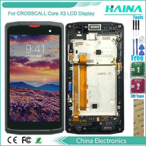 B Frame For CROSSCALL Core X3 LCD Display Touch Screen Digitizer Assembly Replacement