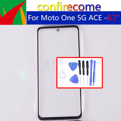 Replacement For Motorola Moto One 5G ACE Touch Screen Front Outer LCD Glass Panel Lens
