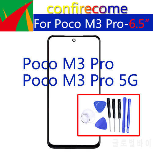 Replacement For POCO M3 Pro 5G Touch Screen Front Glass Panel LCD Outer Lens