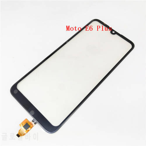 For Motorola Moto E6 Plus Touch Screen Digitizer Front Glass Panel Sensor For Moto E6 Play Touch Panel Replacement