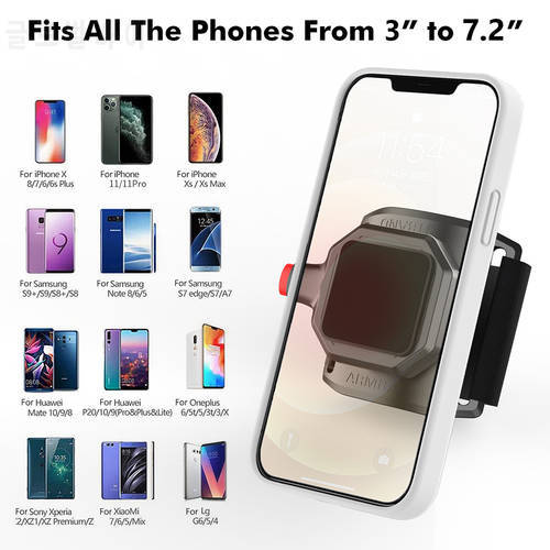 3-7.2 inch Outdoor Sports Phone Holder Armband Case for Samsung Gym Running Phone Bag Arm Band Case for iPhone 13/13Pro/13Mini