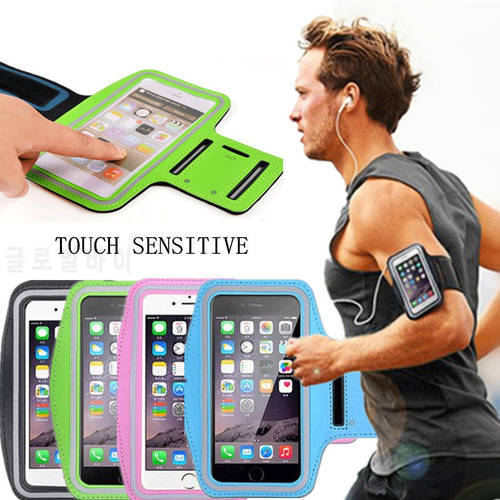 5.5 Inch Phone Holder Armband Case Outdoor Sports Gym Arm Band Handbags Smartphone Arm Band Cases For IPhone Samsung