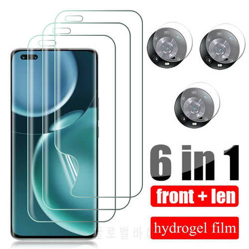 Hydrogel Film For Huawei Honor Magic4 Pro Screen Protector Camera Lens 3D For Honor Magic 4 Lite 50 LIte 70 Pro Protective Glass