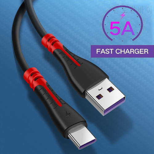 5A USB C Cable Type C Cable For Samsung S21 Xiaomi Mobile Phone Fast Charging Type-C Fast Quick Charger For mi 11