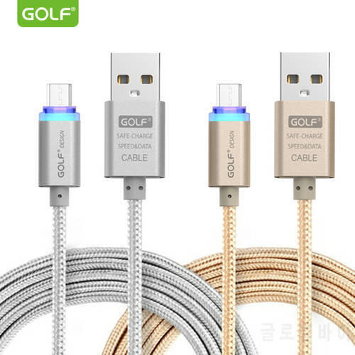GOLF Smart LED Micro USB Charging Cable for iPhone 6S 6 7 8 X XR XS 11 12 13 Pro Huawei Mate 7 8 Honor 6 7 8C 8X 9i Charger Cord