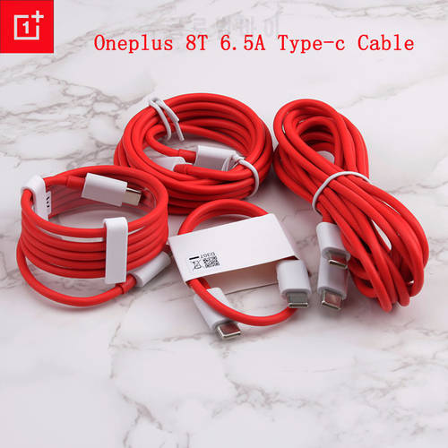 Original Oneplus 9 9R Nord 2 N10 CE 5G Warp Charge Type-C Dash Cable 6.5A Fast Charge One Plus 8 7 Pro 7t 7T 6t 9RT Warp Charger