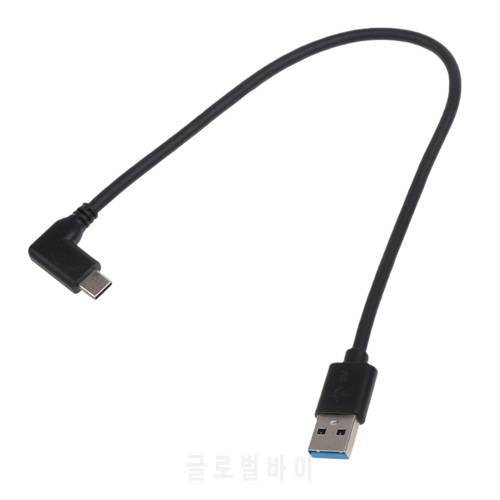 Durable USBC to USB 3.0 Cable 30cm L Shape Charging and Data Sync Cord Cable Lines Stable & High-speed Transfer New Dropship
