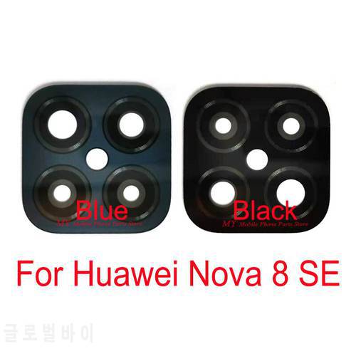 Without Sticker Cell Phone Rear Back Camera Glass Lens Cover For Huawei Nova 8 SE 8se Back Camera Lens Glass Replacement Parts