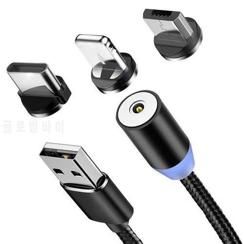Magnetic Cable Type C Cable Charger USB Cable for Samsung Xiaomi POCO X3 Pro Redmi Note 8Pro Phone Accessories USB Micro Cable