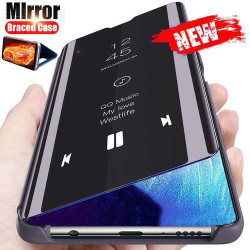 For Samsung Galaxy A13 4G Case Smart Mirror Magnetic Flip Coque Samung A53 A73 A33 5G A23 2022 Stand Protection Phone Book Cover
