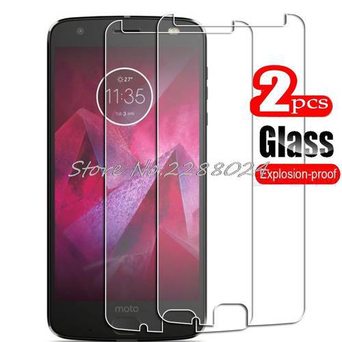 2PCS FOR Motorola Moto Z2 Play Force High HD Tempered Glass Protective On XT1710-09 07 01/10-02 Phone Screen Protector Film