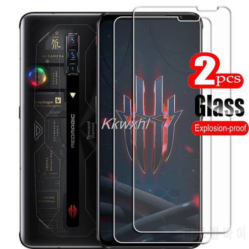 2PCS FOR ZTE Nubia Red Magic 6s Pro Smartphone High HD Tempered Glass Protective On RedMagic 6 6Pro Phone Screen Protector Film