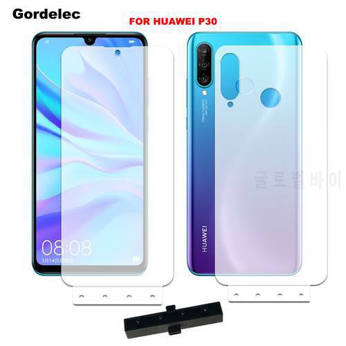 2PCS Soft Hydrogel Front+Back Full Cover Screen Protector Film For Huawei P30 pro P30lite TPU nano film for P20 pro not glass