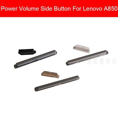 Volume & Power Side Button For Lenovo A850 On / Off Power Volume Control Switch SideKey Flex Ribbon Cable Repair Parts