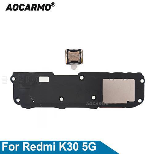 Aocarmo Top Earpiece For Xiaomi Redmi K30 5G Loudspeaker Buzzer Speaker Flex Cable Repair Part