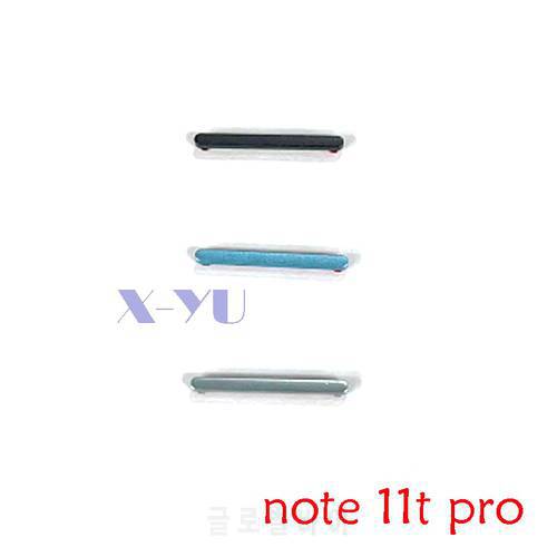 10PCS For Xiaomi Redmi Note 11T Pro Power Button ON OFF Volume Side Button Key Replacement Parts