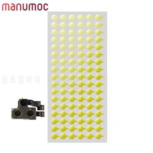 100pcs Universal Camera Face ID Infrared Dot Matrix Protection Sticker For iPhone X-13Pro Max