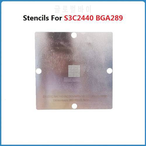 Stencil For ARM9 S3C2440AL-40 S3C2440 Chip ReBalling BGA289 Steel Mesh Direct Heating 90*90MM