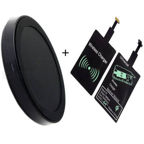 Pocket Universal Mini Wireless Charging Kit Charger Qi Adapter Receptor Coil Receiver For iPhone5 6 6s 7 8 11 Huawei Xiaomi
