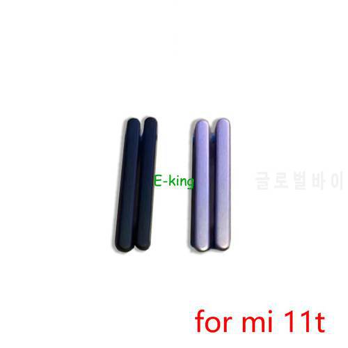 10pcs For Xiaomi Mi 11 11T Lite Phone Housing Side Key Power Volume Button