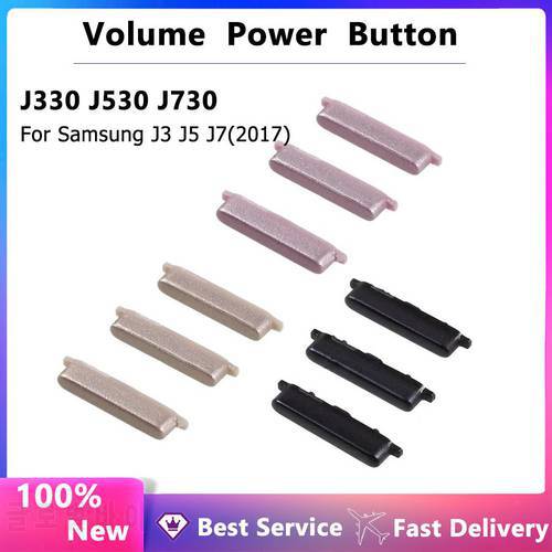 High quality Power Button Volume Side Button For Samsung J5 J7 2016 J510 J710 / j330 J5 J7 2018 J730 J530 Side Buttons replace