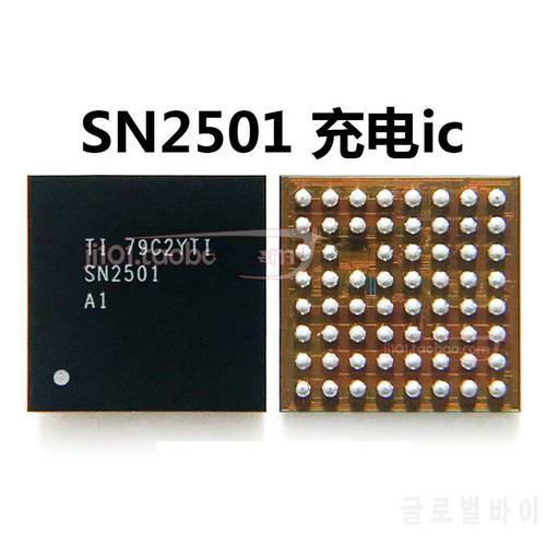5pcs/Lot NEW SN2501A1 SN2501 U3300 63pin TIGRIS T1 Charging Charger IC Chip for 8 8plus X