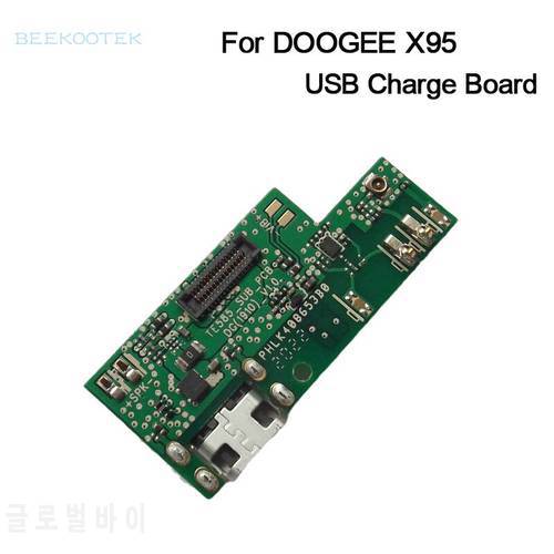 New Original Doogee X95 USB Plug Board Flex Cable Dock Connector Microphone Mobile Phone Charger Circuits For Doogee X95 Phone