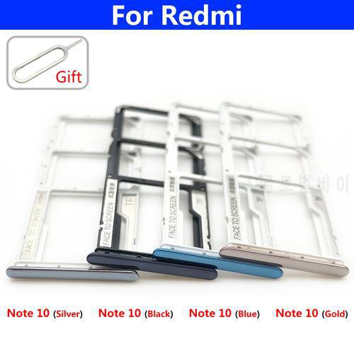 For Redmi Note 10 Original New Sim Card Tray Holder Slot Adapter Socket Repair Parts For Xiaomi Redmi Note 10 Pro
