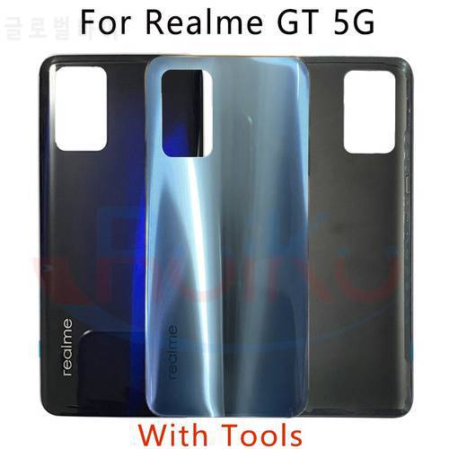 New Battery Back Door Cover Glass For Oppo Realme GT 5G Housing Cover Back Case Replacement for relame GT RMX2202