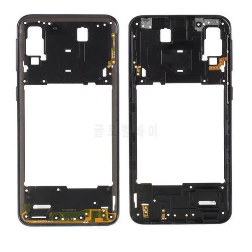 For Samsung Galaxy A40 SM-A405 Black/Blue Color Rear Back Housing Frame Middle Plate