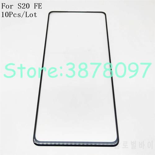 10Pcs/Lot Original For Samsung Galaxy S20 FE 5G G7810 SM-G7810 Touch Screen Front Glass Panel Repair Replacement Parts
