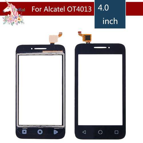 For Alcatel One Touch Pixi 3 OT4013 4013 4013A 4013D 4013X Touch Screen Digitizer Sensor Outer Glass Lens Panel Replacement