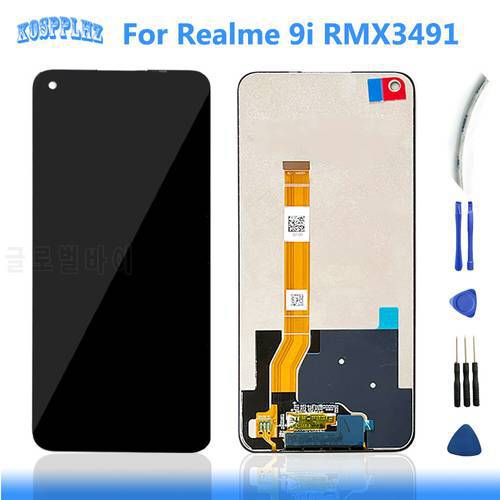 For OPPO Realme 9i RMX3491 LCD Display + Touch Screen Digitizer Glass Panel Replacement Original FOR Realme 9i Display Part
