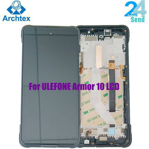 For Original Ulefone Armor 10 LCD Display +Touch Screen Digitizer Assembly Replacement With frame 6.67 inch FHD+ 2400*1080P