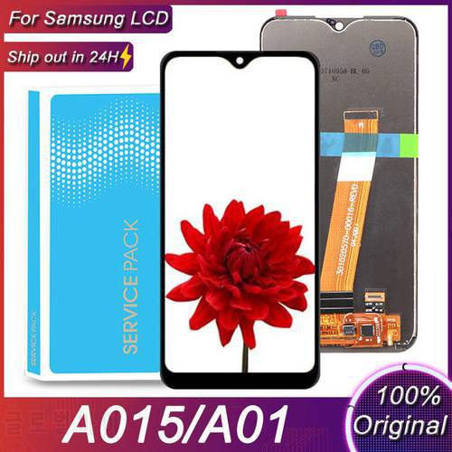Original 5.7&39&39 LCD For Samsung Galaxy A01 A015 LCD Display Touch Screen Digitizer Assembly For Samsung A015 A015F A015G A015M/DS