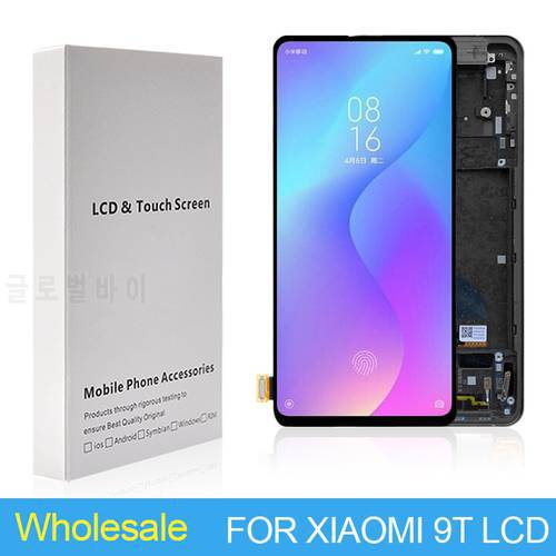 Free Shipping 1Pcs For Xiaomi Mi 9T Pro Lcd Panel Touch Screen Digitizer Assembly With Frame For Redmi K20 pro Display 1Pcs